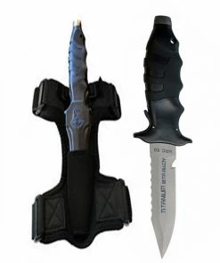 Apollo Ocean Design SQR HRC50 Titanium Dive Knife Knives & Cutting Devices