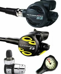 Atomic Aquatics B2 Regulator Set (DIN Or Yoke) & Free Termo Gauge Regulator Sets