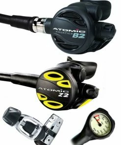 Atomic Aquatics B2 Regulator Set (DIN Or Yoke) & Free Termo Gauge Regulator Sets