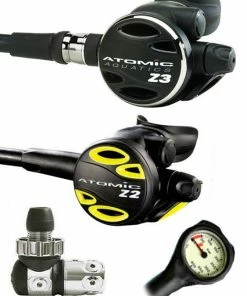 Atomic Aquatics Z3 Regulator Set (DIN Or Yoke) & Free Termo Gauge Regulator Sets