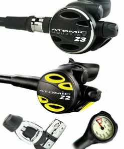Atomic Aquatics Z3 Regulator Set (DIN Or Yoke) & Free Termo Gauge Regulator Sets