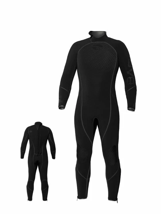 Wetsuits Bare Reactive Titan Black 7mm Wetsuit Mens 3 Wetsuits Bare Reactive Titan Black 7mm Wetsuit Mens