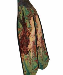 DiveR Freediving Fin Blades - Green Mermaid Fins
