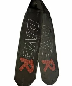 DiveR Freediving Fin Blades - Black Carbon Innegra