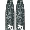 Fins DiveR Freediving Fin Blades - Reef Life Black And White