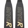 DiveR Freediving Fin Blades - Carbon Ultra Fins