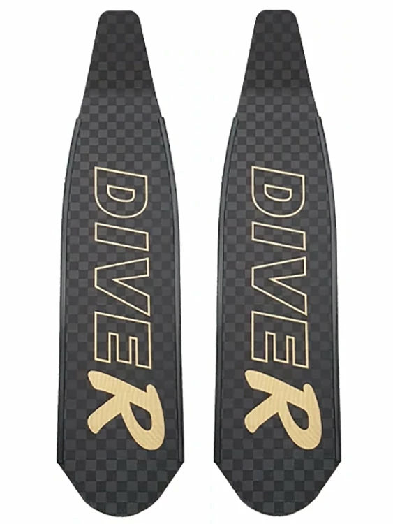 DiveR Freediving Fin Blades - Carbon Ultra Fins 3 DiveR Freediving Fin Blades - Carbon Ultra Fins