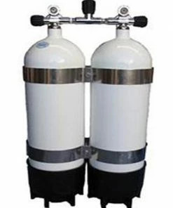 Tanks, Valves & Accessories Faber 15L Steel Twin Tanks With Manifold & Bands