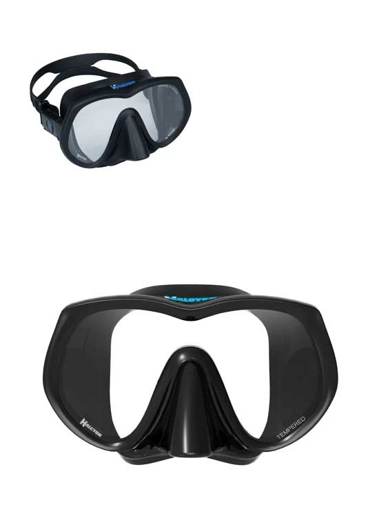 Masks Halcyon H-View Frameless Dive Mask 4 Masks Halcyon H-View Frameless Dive Mask