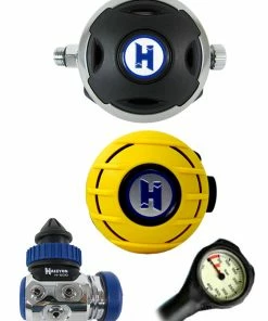 Regulator Sets Halcyon Regulator Set: H50D (DIN Only) / Halo / Aura Occy & FREE Termo Gauge