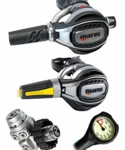 Mares Abyss Adj 62X (DIN Or Yoke) W/ Octopus & Free Termo Gauge