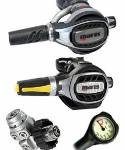 Mares Abyss Adj 62X (DIN Or Yoke) W/ Octopus & Free Termo Gauge