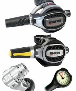 Mares Abyss Adj 62X (DIN Or Yoke) W/ Octopus & Free Termo Gauge