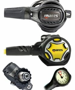 Mares Epic Adj 82X PVD (DIN Or Yoke) W/ Octopus & Free Termo Gauge 16 Mares Epic Adj 82X PVD (DIN Or Yoke) W/ Octopus & Free Termo Gauge