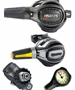 Mares Epic Adj 82X PVD (DIN Or Yoke) W/ Octopus & Free Termo Gauge 18 Mares Epic Adj 82X PVD (DIN Or Yoke) W/ Octopus & Free Termo Gauge