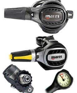 Mares Epic Adj 82X PVD (DIN Or Yoke) W/ Octopus & Free Termo Gauge 20 Mares Epic Adj 82X PVD (DIN Or Yoke) W/ Octopus & Free Termo Gauge