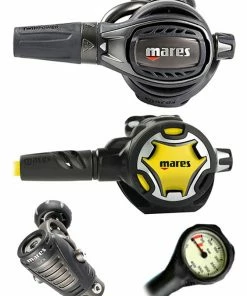 Mares Epic Adj 82X PVD (DIN Or Yoke) W/ Octopus & Free Termo Gauge 21 Mares Epic Adj 82X PVD (DIN Or Yoke) W/ Octopus & Free Termo Gauge
