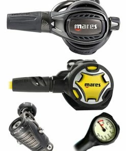 Mares Epic Adj 82X PVD (DIN Or Yoke) W/ Octopus & Free Termo Gauge
