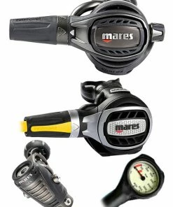 Mares Epic Adj 82X PVD (DIN Or Yoke) W/ Octopus & Free Termo Gauge 25 Mares Epic Adj 82X PVD (DIN Or Yoke) W/ Octopus & Free Termo Gauge