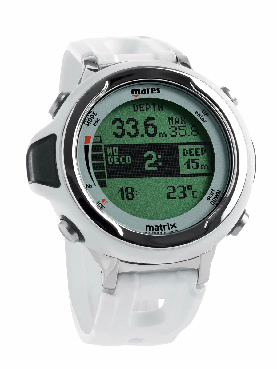 Mares Matrix White Dive Computer Computers 3 Mares Matrix White Dive Computer Computers