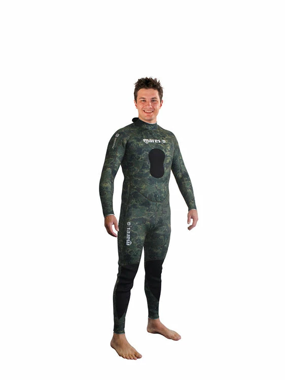 Mares Pure Instinct Phantom 5 Steamer 5mm Camo Green Wetsuits 3 Mares Pure Instinct Phantom 5 Steamer 5mm Camo Green Wetsuits