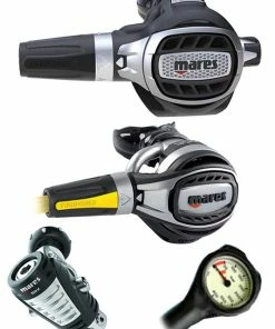 Regulator Sets Mares Ultra Adj 82X (DIN Or Yoke) W/ Octopus & Free Termo Gauge