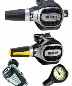 Regulator Sets Mares Ultra Adj 82X (DIN Or Yoke) W/ Octopus & Free Termo Gauge