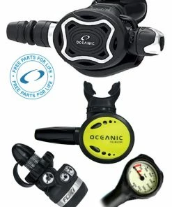 Oceanic Regulator Set: Zeo / FDXi (DIN Or Yoke) / Octopus & Free Termo Gauge 16 Oceanic Regulator Set: Zeo / FDXi (DIN Or Yoke) / Octopus & Free Termo Gauge