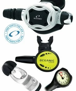 Oceanic Regulator Set: Zeo / FDXi (DIN Or Yoke) / Octopus & Free Termo Gauge 14 Oceanic Regulator Set: Zeo / FDXi (DIN Or Yoke) / Octopus & Free Termo Gauge