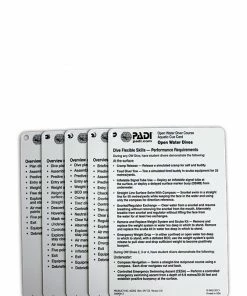 PADI Slates: Open Water Instructor Cue Cards PADI ELearning & Manuals