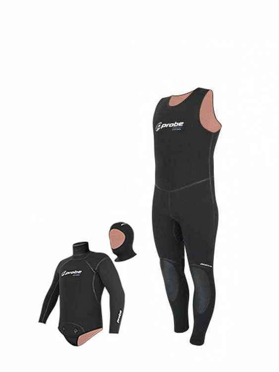 Wetsuits Probe IDry Pro 7mm. 2-Piece Roll Collar Diving Suit 3 Wetsuits Probe IDry Pro 7mm. 2-Piece Roll Collar Diving Suit