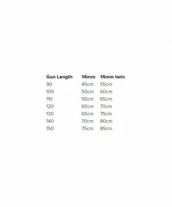 Accessories Rob Allen Pre-Made Factory Standard 14mm Powerband - Black