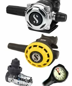 Regulator Sets Scubapro Regulator Set: MK25 Evo (DIN Or Yoke) / A700 / Octopus & Free Termo Gauge 13 Regulator Sets Scubapro Regulator Set: MK25 Evo (DIN Or Yoke) / A700 / Octopus & Free Termo Gauge