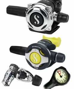 Regulator Sets Scubapro Regulator Set: MK25 Evo (DIN Or Yoke) / A700 / Octopus & Free Termo Gauge 16 Regulator Sets Scubapro Regulator Set: MK25 Evo (DIN Or Yoke) / A700 / Octopus & Free Termo Gauge