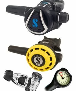 Regulator Sets Scubapro Regulator Set: MK17 Evo (DIN Or Yoke) / C370 / Octopus & Free Termo Gauge