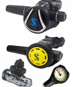 Scubapro Regulator Set: MK19 Evo (DIN Or Yoke) / C370 / R-Series Octopus & Free Termo Gauge Regulator Sets