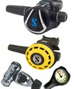 Scubapro Regulator Set: MK19 Evo (DIN Or Yoke) / C370 / R-Series Octopus & Free Termo Gauge Regulator Sets