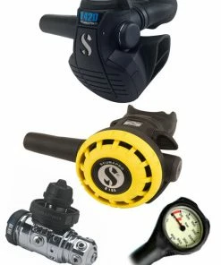 Scubapro Regulator Set: MK19 Evo (DIN Or Yoke) / D420 / Octopus & Free Termo Gauge 10 Scubapro Regulator Set: MK19 Evo (DIN Or Yoke) / D420 / Octopus & Free Termo Gauge