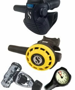 Scubapro Regulator Set: MK19 Evo (DIN Or Yoke) / D420 / Octopus & Free Termo Gauge 11 Scubapro Regulator Set: MK19 Evo (DIN Or Yoke) / D420 / Octopus & Free Termo Gauge