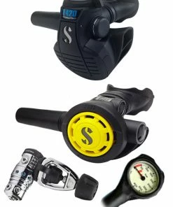 Regulator Sets Scubapro Regulator Set: MK25 Evo (DIN Or Yoke) / D420 / Octopus & Free Termo Gauge