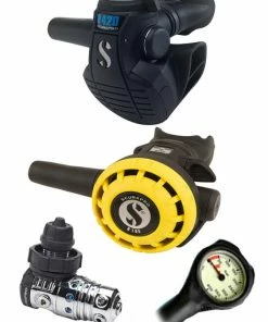 Regulator Sets Scubapro Regulator Set: MK25 Evo (DIN Or Yoke) / D420 / Octopus & Free Termo Gauge 11 Regulator Sets Scubapro Regulator Set: MK25 Evo (DIN Or Yoke) / D420 / Octopus & Free Termo Gauge