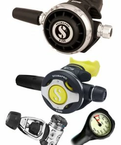 Scubapro Regulator Set: MK17 Evo (DIN Or Yoke) / G260 / Octopus & Free Termo Gauge Regulator Sets 15 Scubapro Regulator Set: MK17 Evo (DIN Or Yoke) / G260 / Octopus & Free Termo Gauge Regulator Sets