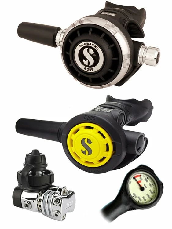 Scubapro Regulator Set: MK21 (DIN Or Yoke) / G260 / Octopus & Free Termo Gauge Regulator Sets 5 Scubapro Regulator Set: MK21 (DIN Or Yoke) / G260 / Octopus & Free Termo Gauge Regulator Sets