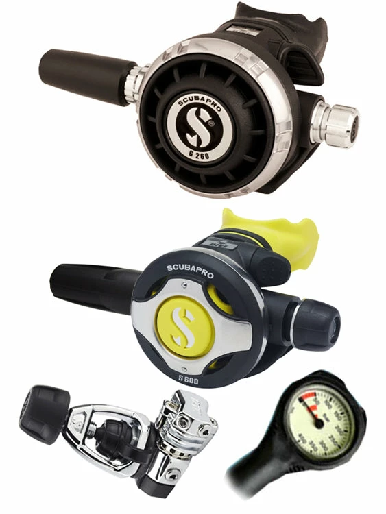 Scubapro Regulator Set: MK21 (DIN Or Yoke) / G260 / Octopus & Free Termo Gauge Regulator Sets 9 Scubapro Regulator Set: MK21 (DIN Or Yoke) / G260 / Octopus & Free Termo Gauge Regulator Sets