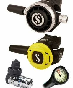 Scubapro Regulator Set: MK25 Evo (DIN Or Yoke) / G260 / Octopus & Free Termo Gauge 15 Scubapro Regulator Set: MK25 Evo (DIN Or Yoke) / G260 / Octopus & Free Termo Gauge