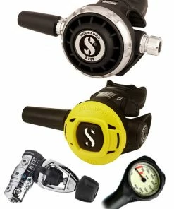 Scubapro Regulator Set: MK25 Evo (DIN Or Yoke) / G260 / Octopus & Free Termo Gauge 14 Scubapro Regulator Set: MK25 Evo (DIN Or Yoke) / G260 / Octopus & Free Termo Gauge