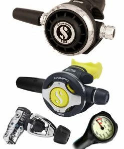 Scubapro Regulator Set: MK25 Evo (DIN Or Yoke) / G260 / Octopus & Free Termo Gauge 16 Scubapro Regulator Set: MK25 Evo (DIN Or Yoke) / G260 / Octopus & Free Termo Gauge