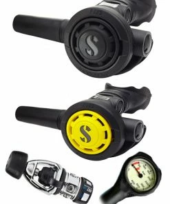 Scubapro Regulator Set: MK2 Evo (DIN Or Yoke) / R095 / R-Series Octopus & Free Termo Gauge Regulator Sets