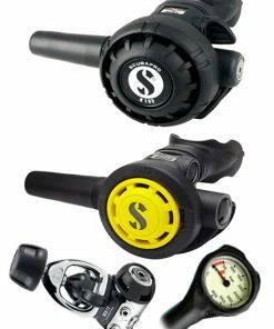 Scubapro Regulator Set: MK11 (DIN Or Yoke) / R195 / R-Series Octopus & Free Termo Gauge