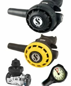 Scubapro Regulator Set: MK17 Evo (DIN Or Yoke) / R195 / R-Series Octopus & Free Termo Gauge